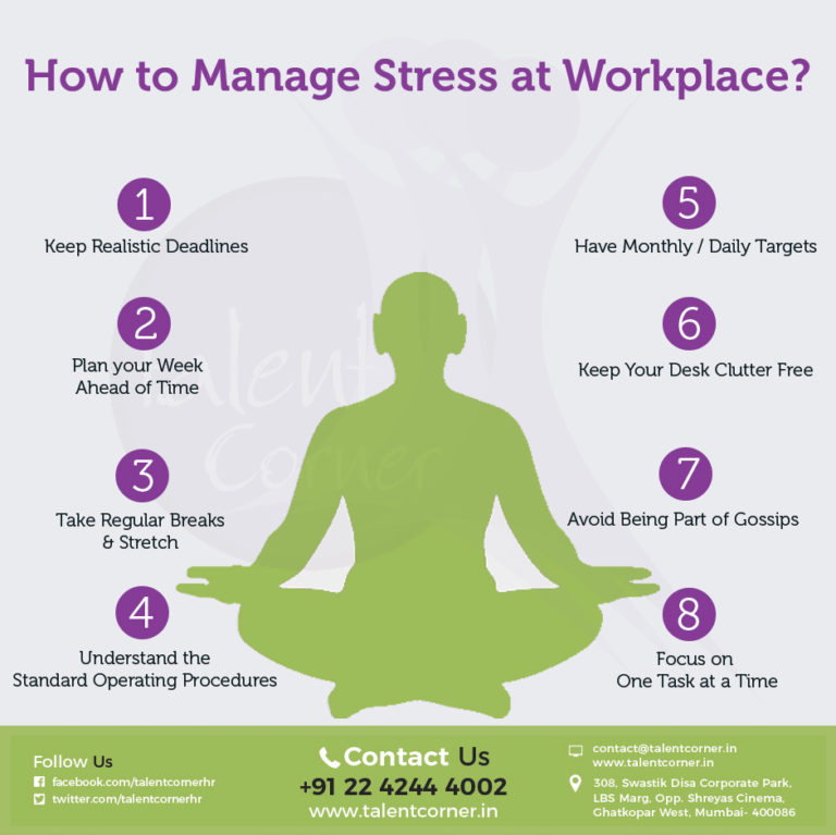 How To Manage Stress At Work Place Talent Corner Hr Services