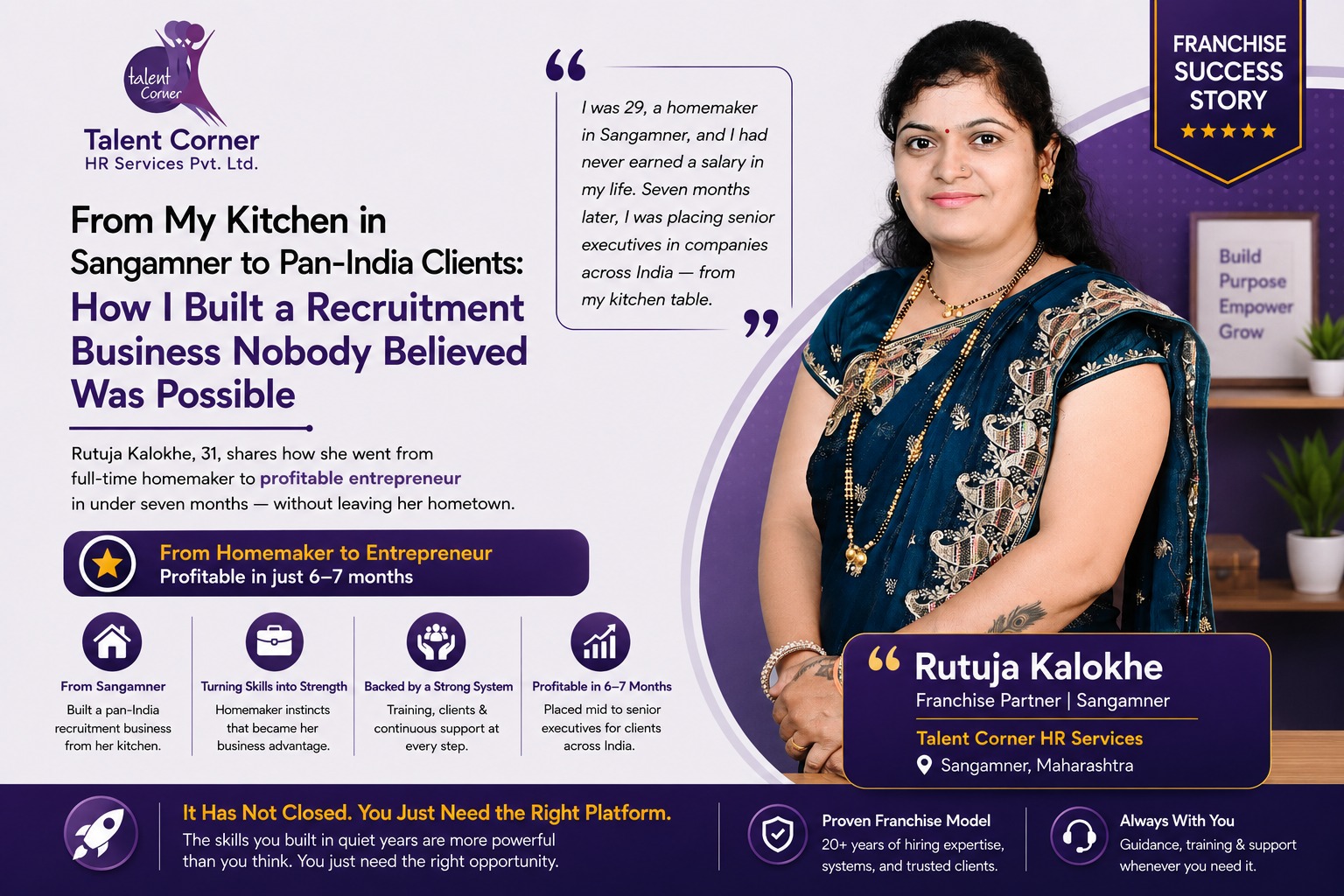 From My Kitchen in Sangamner to Pan-India Clients: How I Built a Recruitment Business Nobody Believed Was Possible